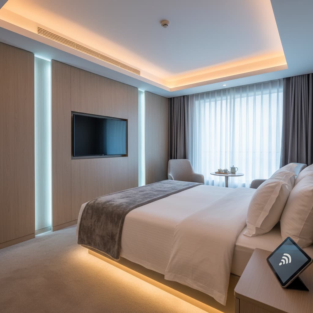 Chambre confortable de la Clinique du Sommeil